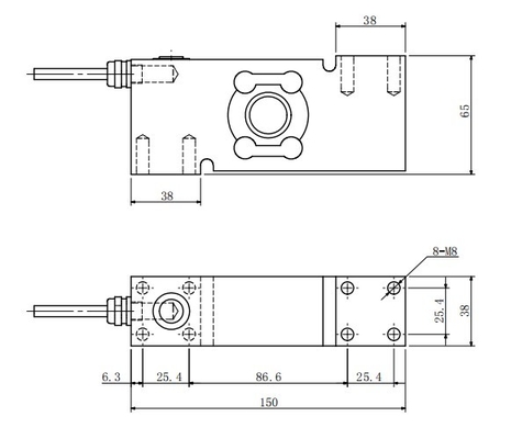 Fabrieksvoorraad FA568 50kg 500kg 1000kg RVS Signle Point Load Cell voor platformweegschaalweegsensor